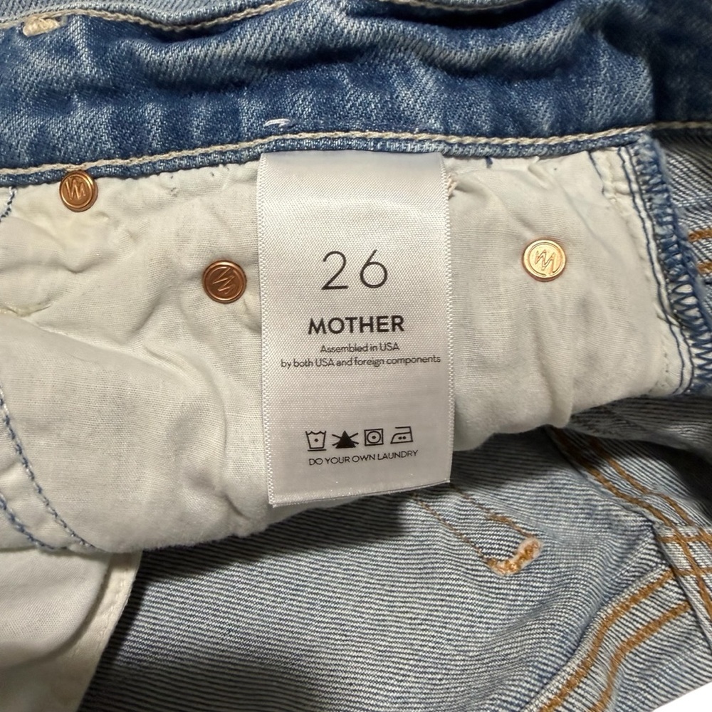 MOTHER Superior The Tomcat Jeans in The Confession Wash Size 26 Style 1364-259 - Picture 6 of 8
